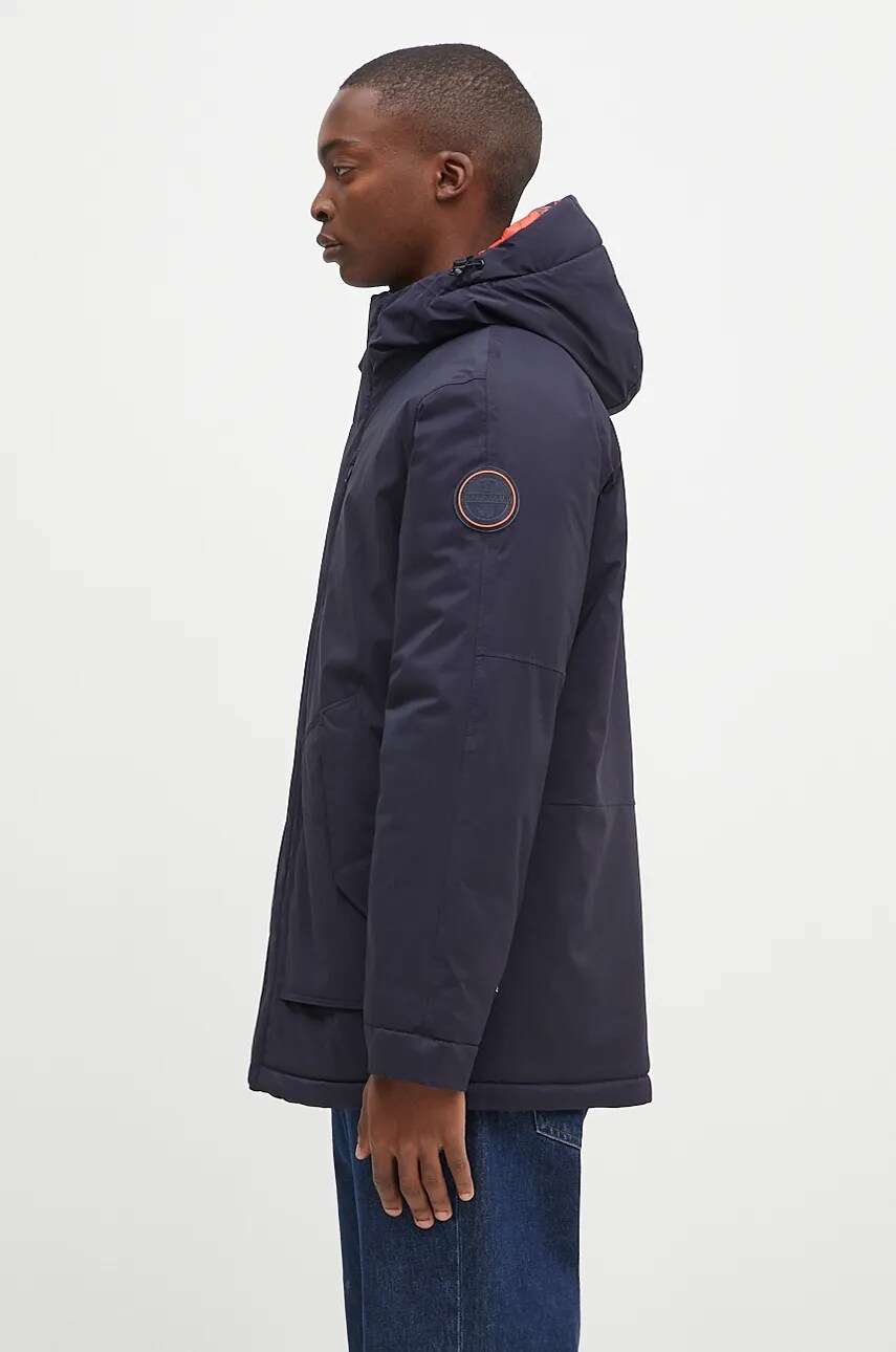 Куртка Napapijri 20-22 Parka чоловіча колір синій зимова NP0A4I1Y1761