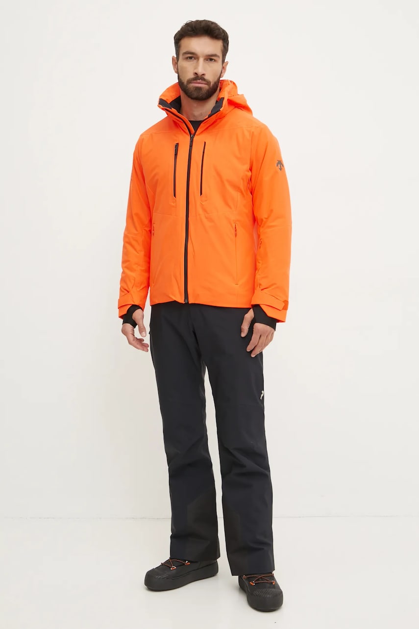 Гірськолижна куртка Descente Straight Line колір помаранчевий DWMYGK32
