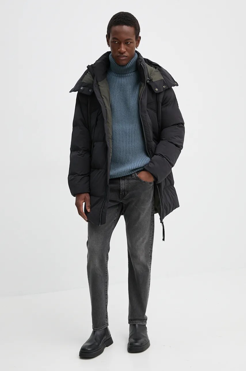 Куртка G-Star Raw чоловіча колір чорний зимова D25347-D518
