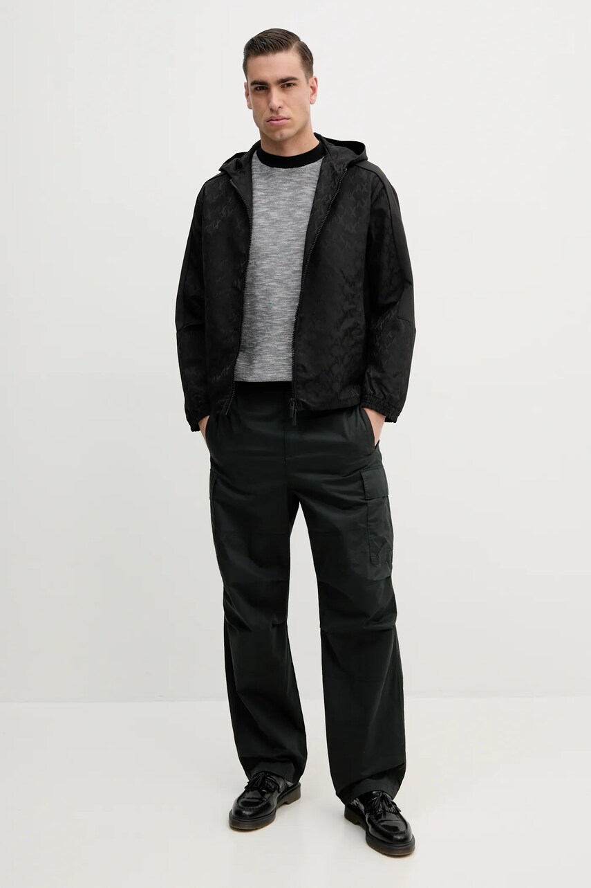 Куртка Armani Exchange колір чорний перехідна 6DZBL1 ZN5YZ