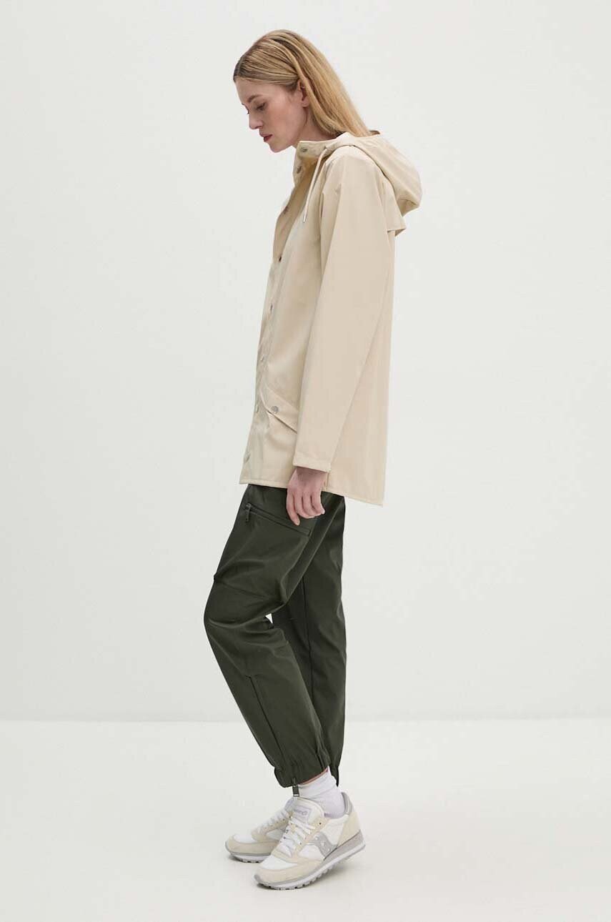 Дощовик Rains Jacket W3 колір бежевий перехідна 12010-26
