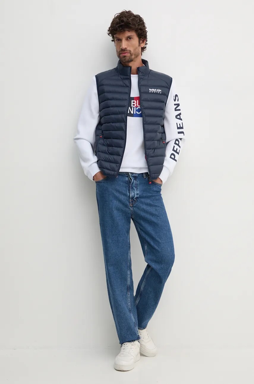 Безрукавка Red Bull Racing x Pepe Jeans Red Bull Racing x Pepe Jeans колір синій перехідна RU400005