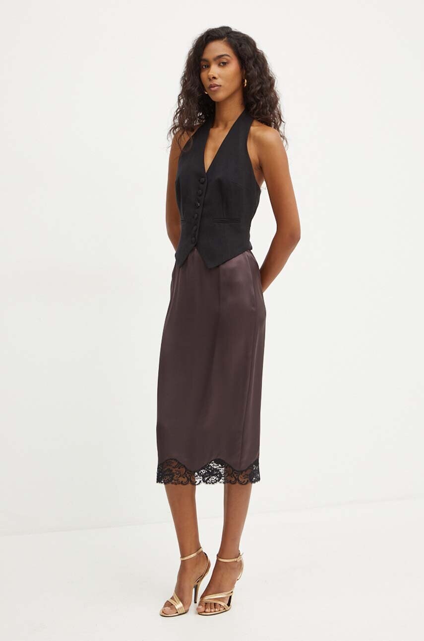 Безрукавка Marciano Guess DANIELLE колір чорний однобортна 4YGN11 7144A