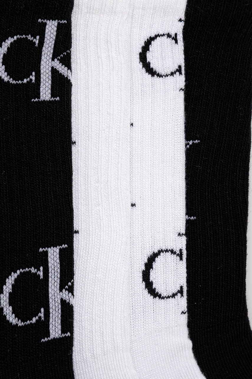 Шкарпетки Calvin Klein Jeans 4-pack жіночі колір чорний 701229463