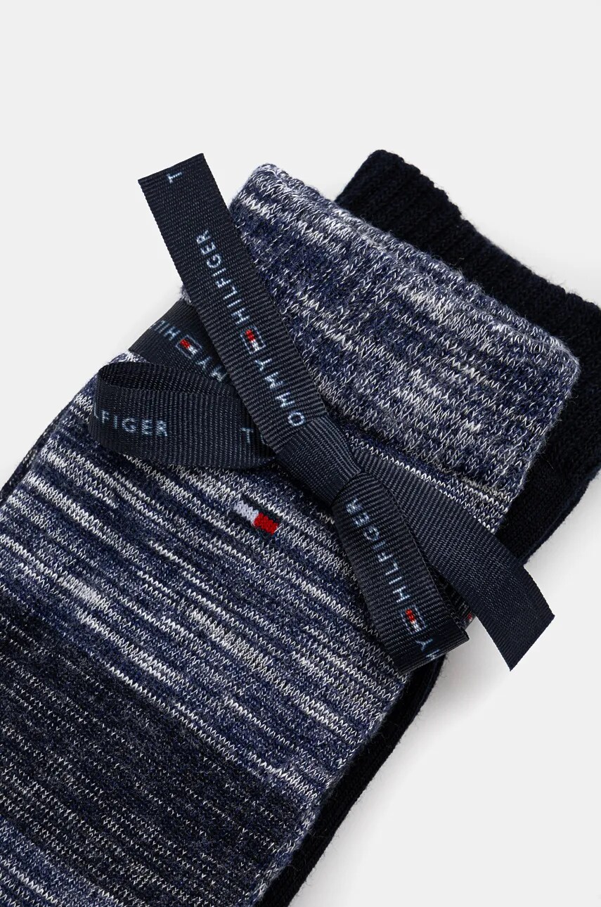 Шкарпетки Tommy Hilfiger 2-pack жіночі колір синій 701229862