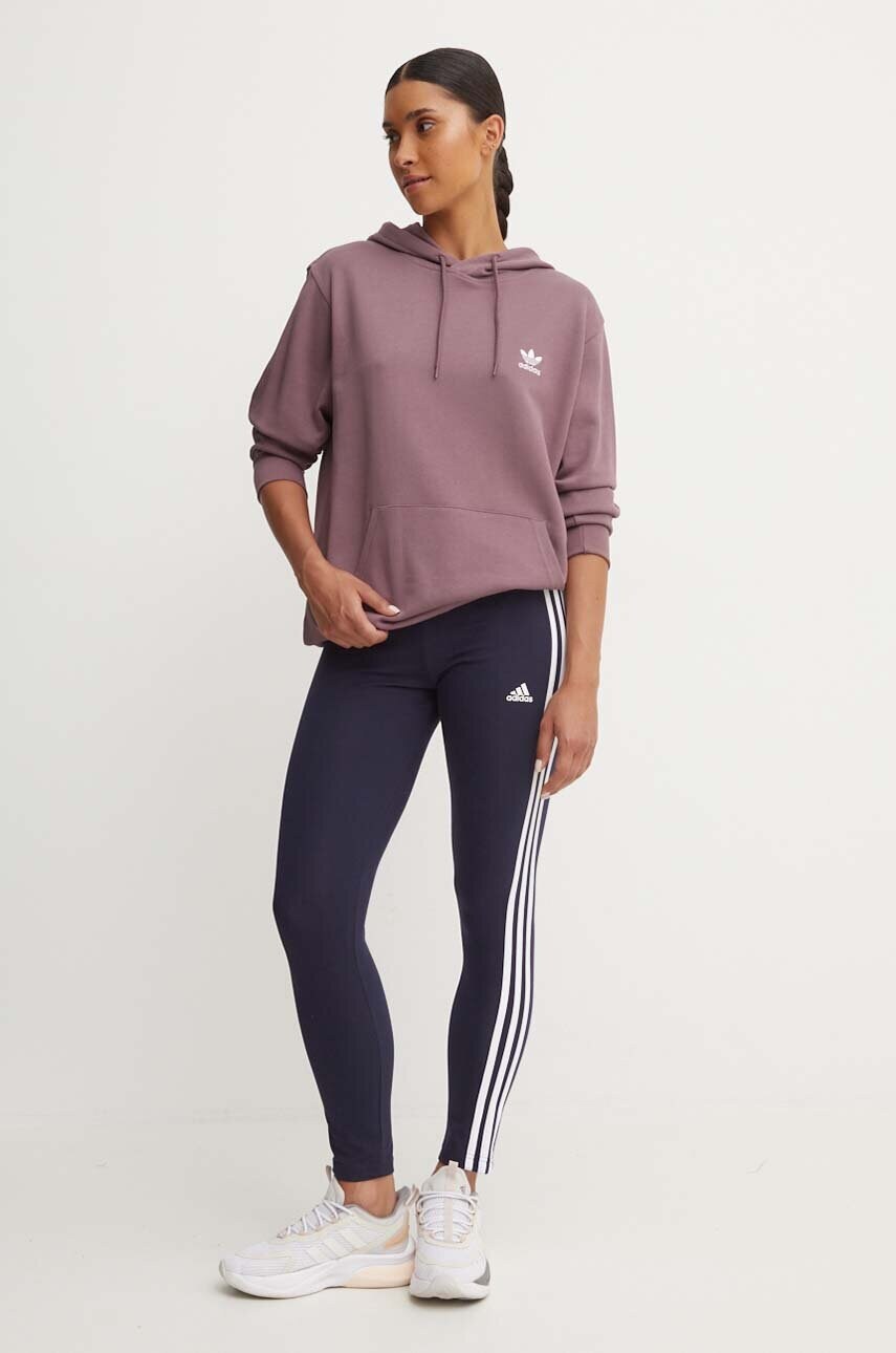 Легінси adidas Essentials жіночі колір синій з аплікацією IC9893