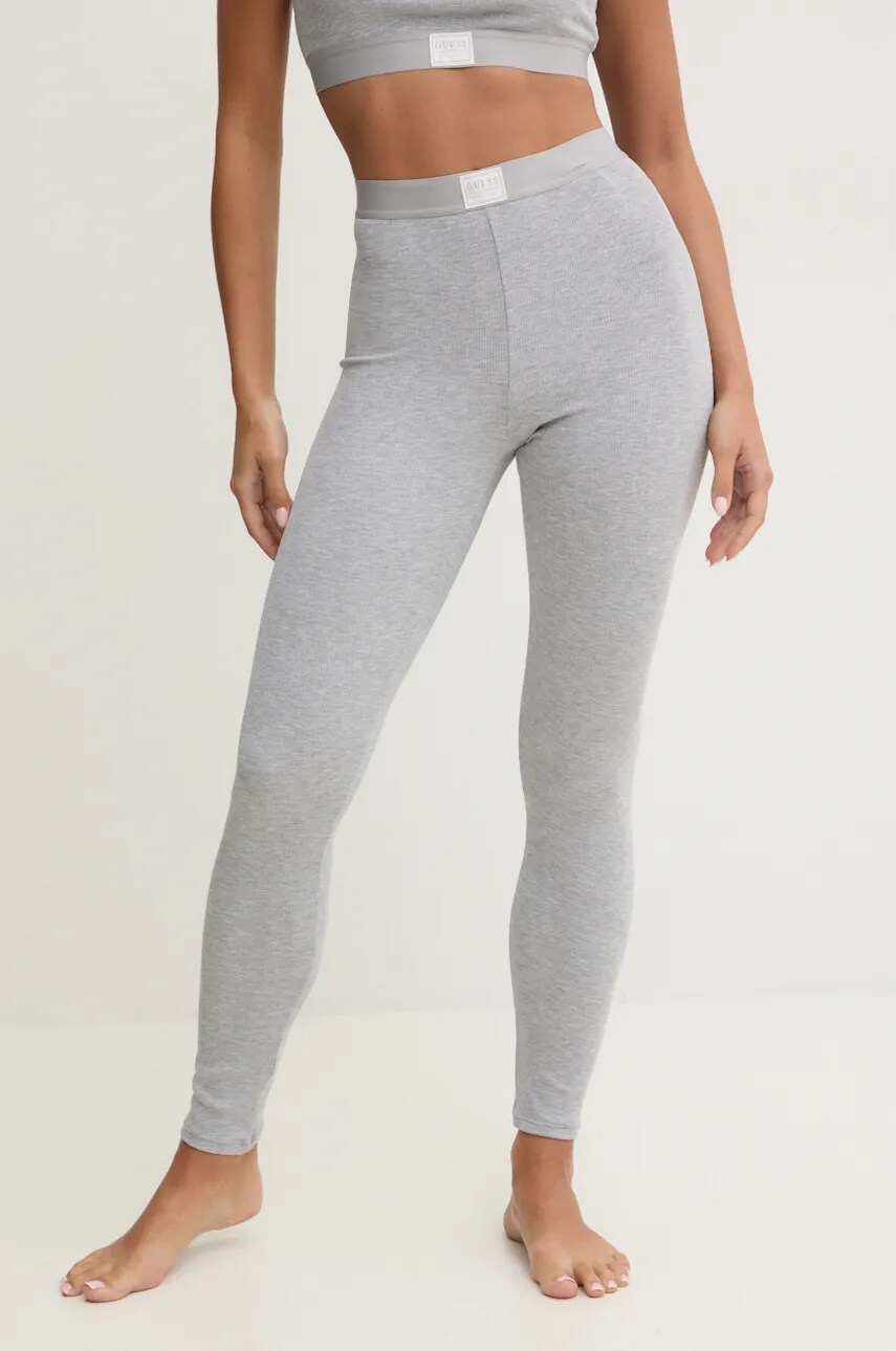 Легінси Guess TESSA жіночі колір сірий однотонні O4BB04.KCDA2