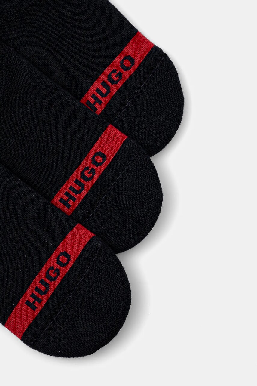 Шкарпетки HUGO 3-pack чоловічі колір синій 50514916