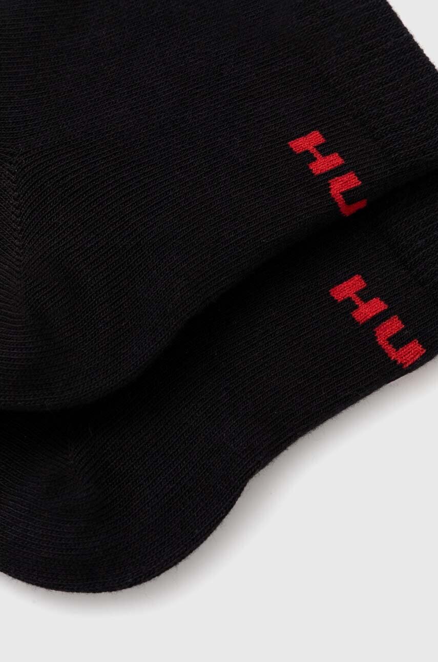 Шкарпетки HUGO 2-pack чоловічі колір чорний 50516396