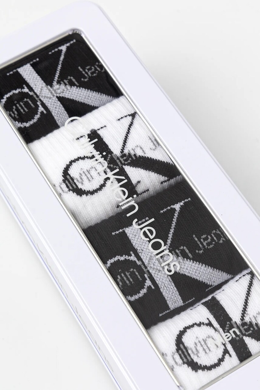 Шкарпетки Calvin Klein Jeans 4-pack чоловічі колір чорний 701229453