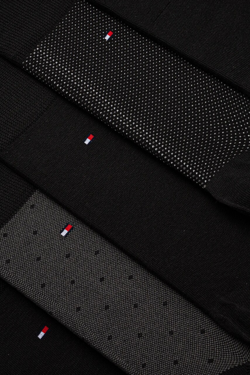 Шкарпетки Tommy Hilfiger 6-pack чоловічі колір чорний 101013215