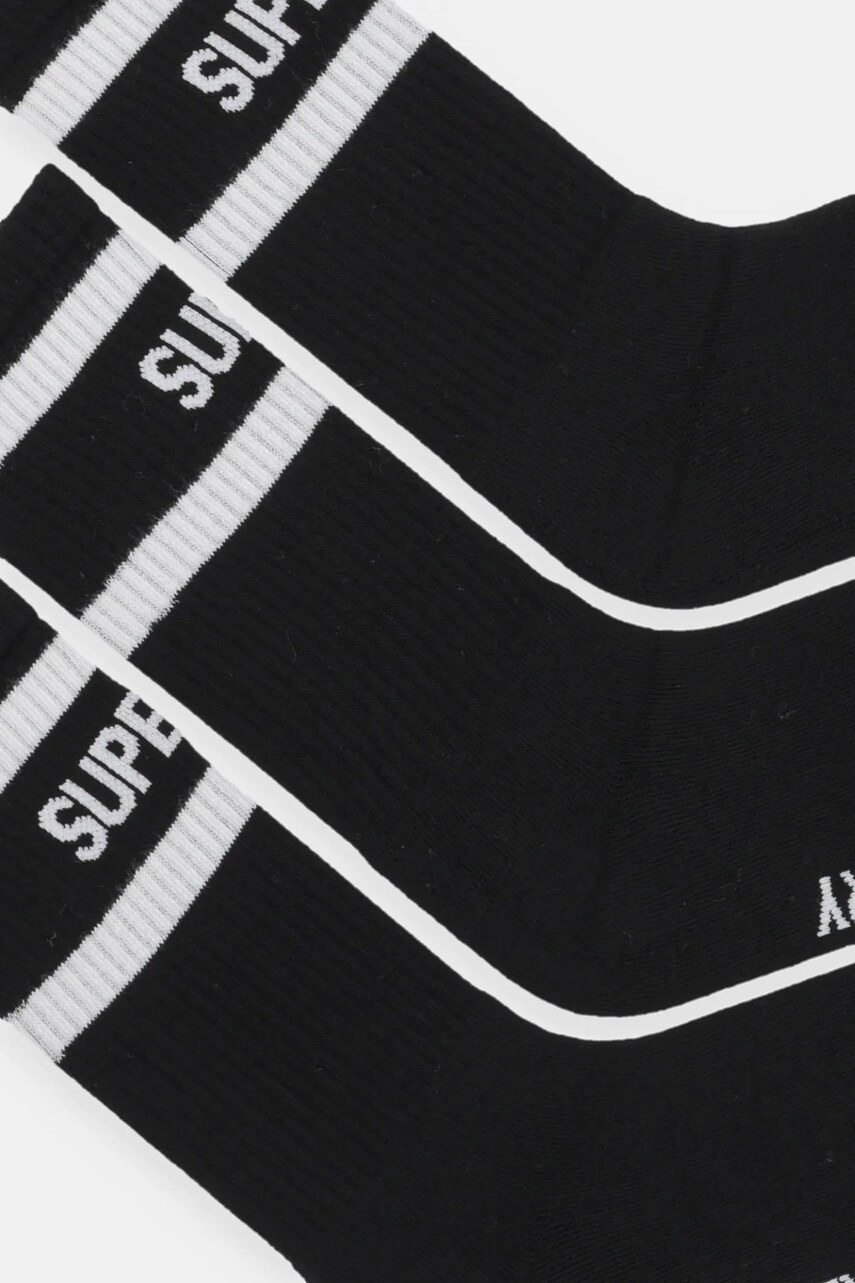 Шкарпетки Superdry 3-pack чоловічі колір чорний M3110462A-CUJ