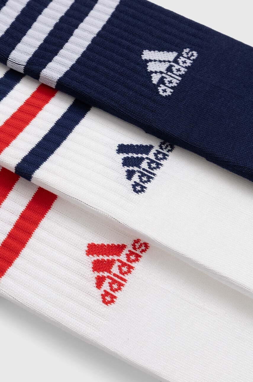 Шкарпетки adidas Essentials 3-pack колір білий IY8643