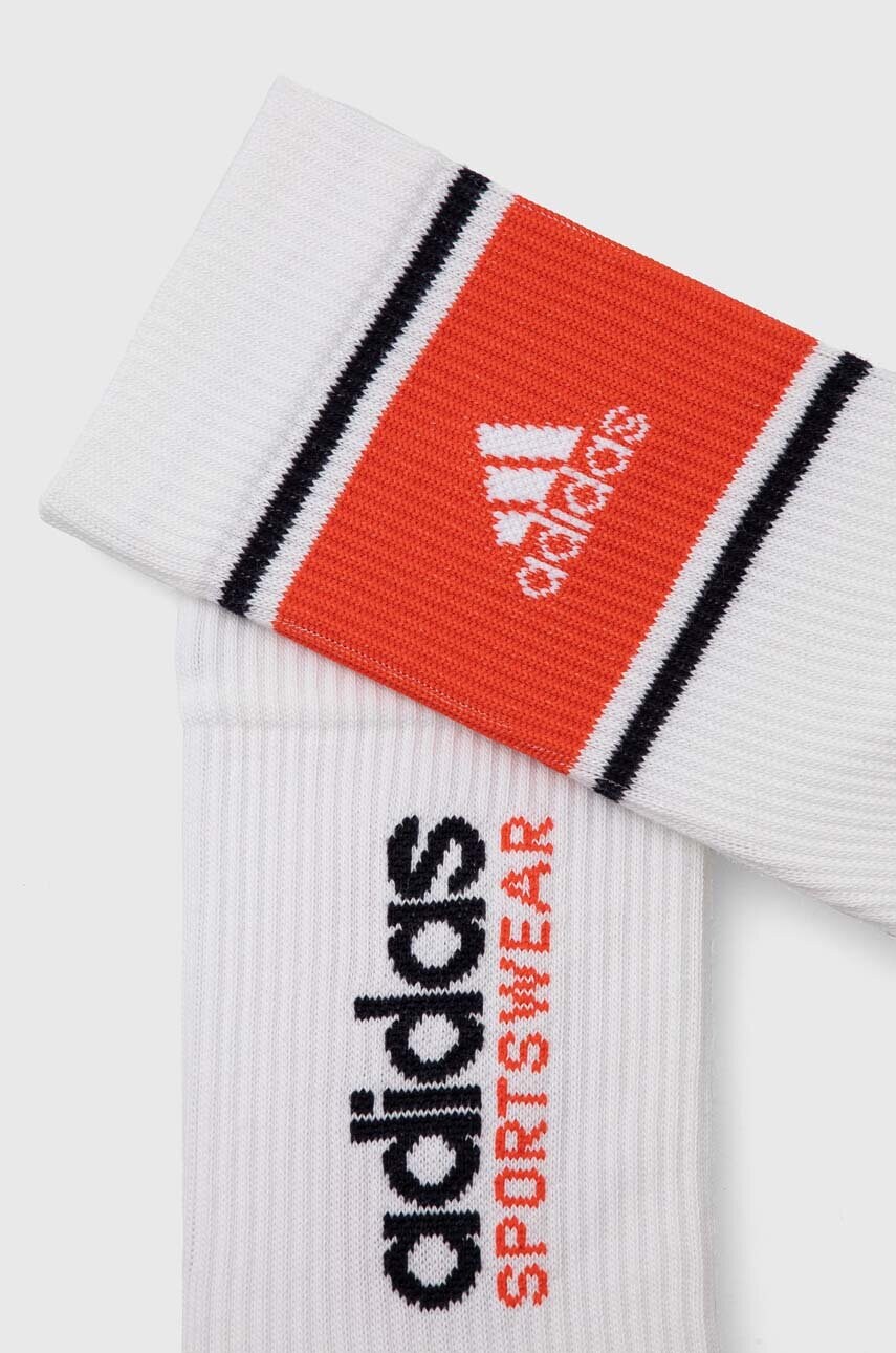 Шкарпетки adidas 2-pack колір білий IW2919