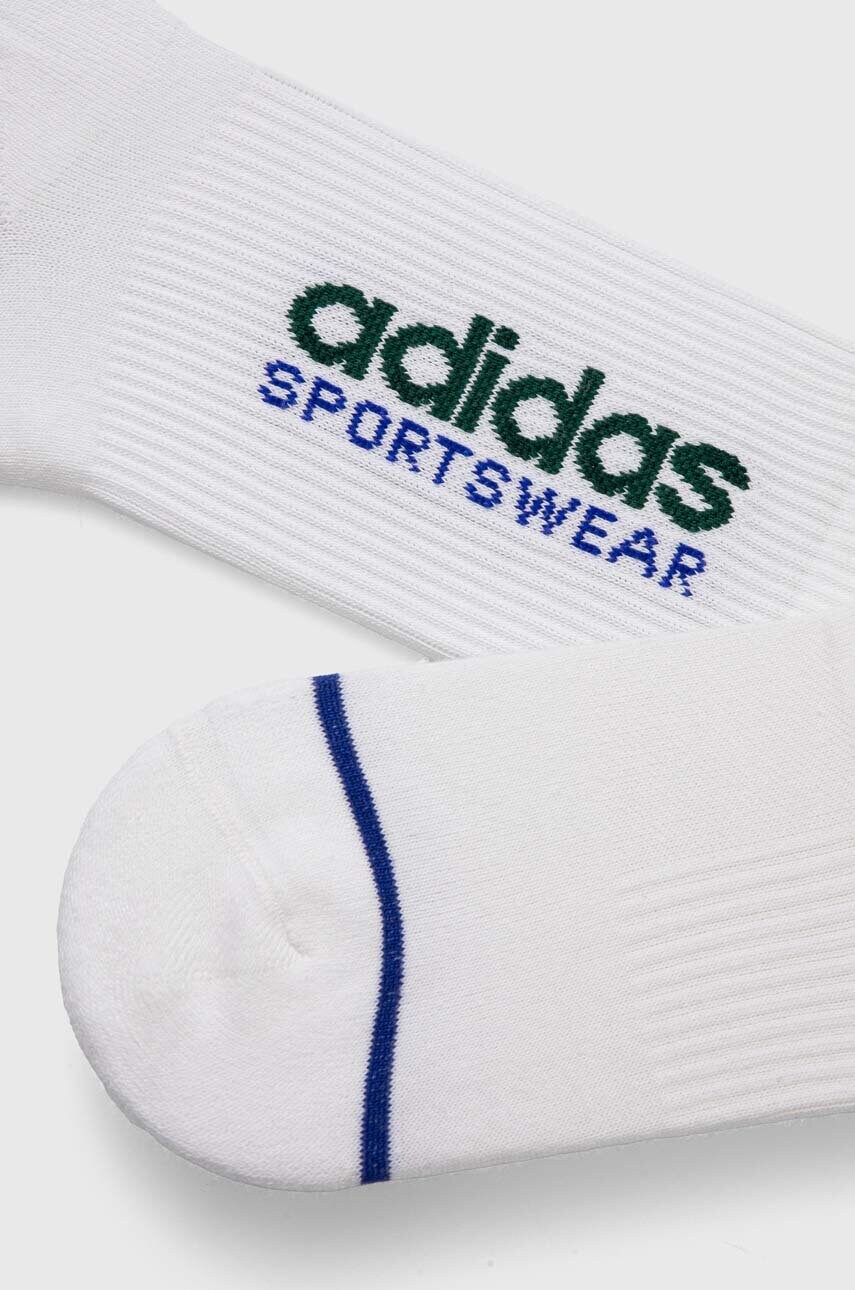 Шкарпетки adidas 2-pack колір білий IY7820