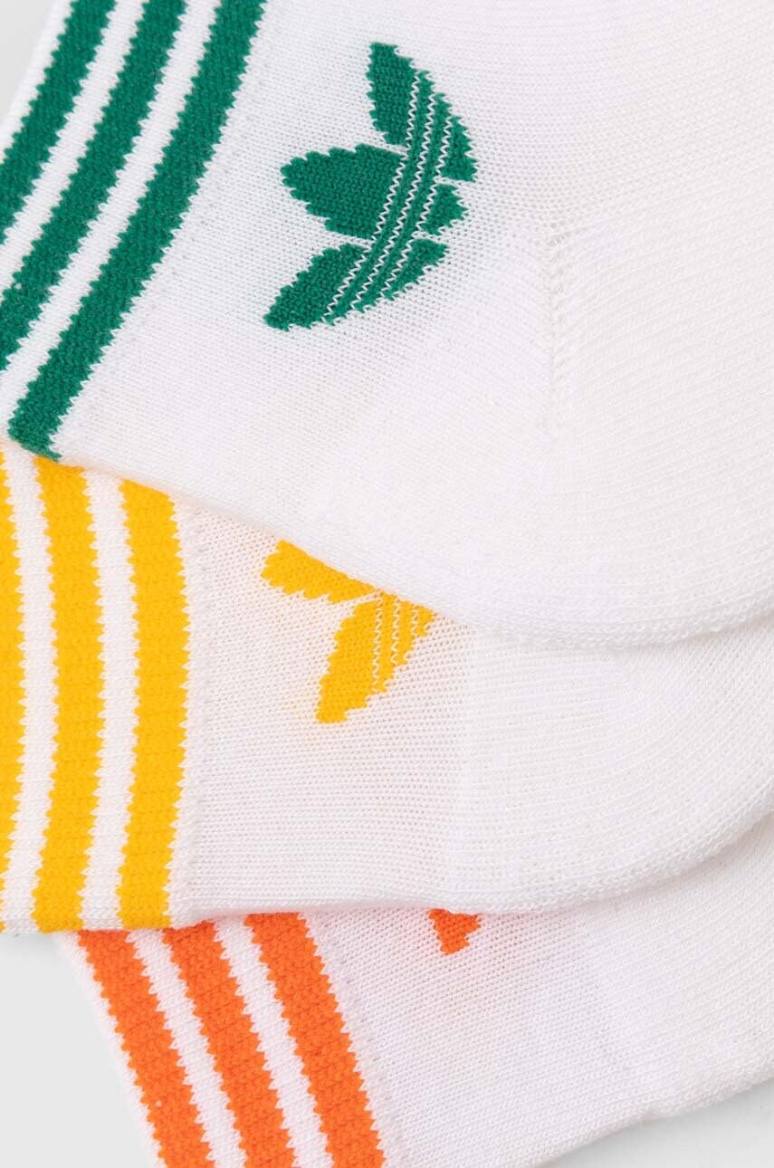 Шкарпетки adidas Originals 3-pack колір білий IX7521