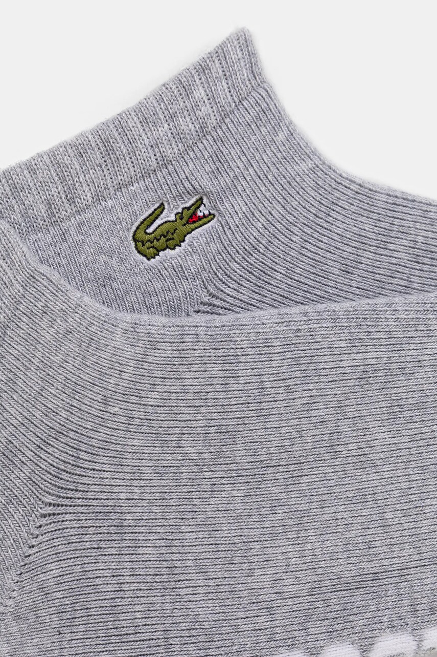 Шкарпетки Lacoste 2-pack колір сірий RA2653