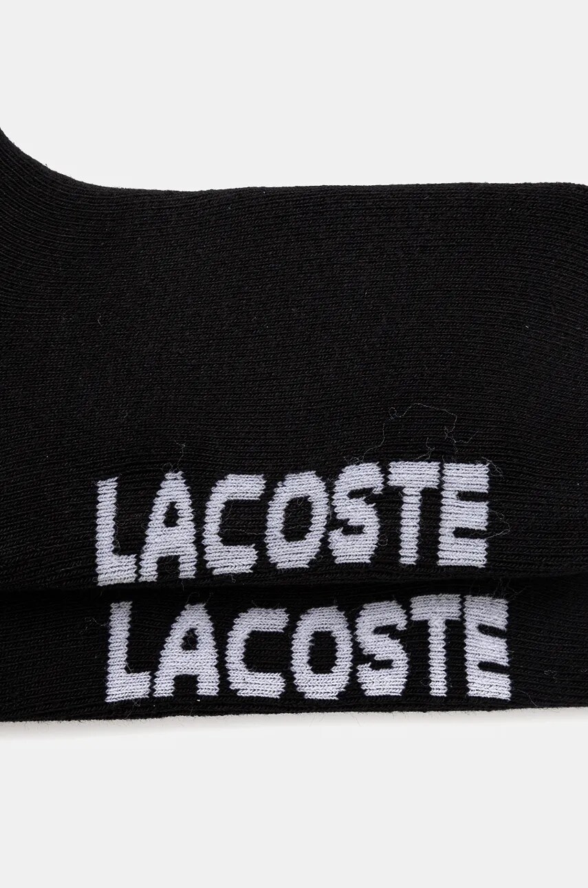 Шкарпетки Lacoste 2-pack колір чорний RA2653