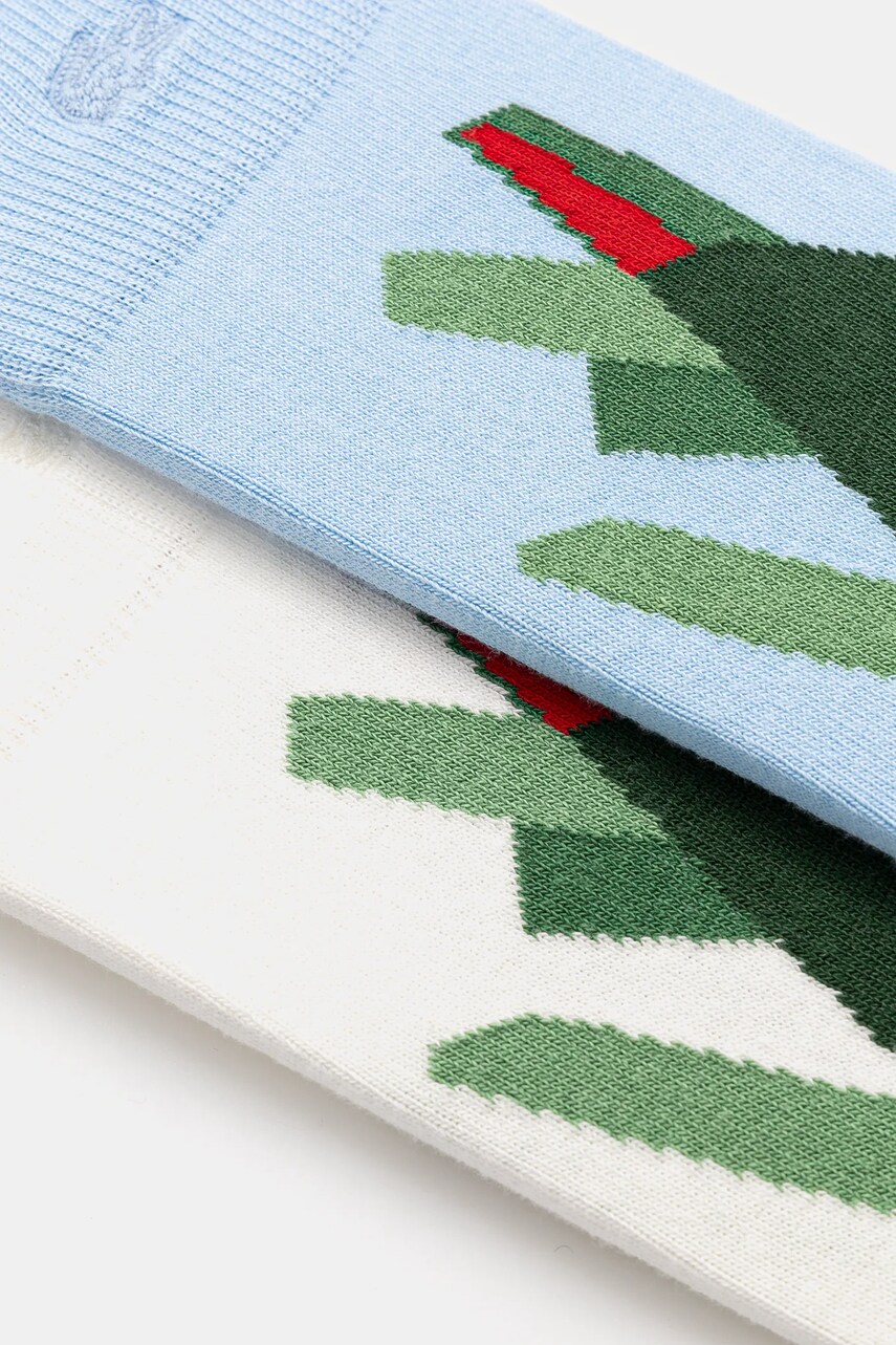 Шкарпетки Lacoste 2-pack колір білий RA3148