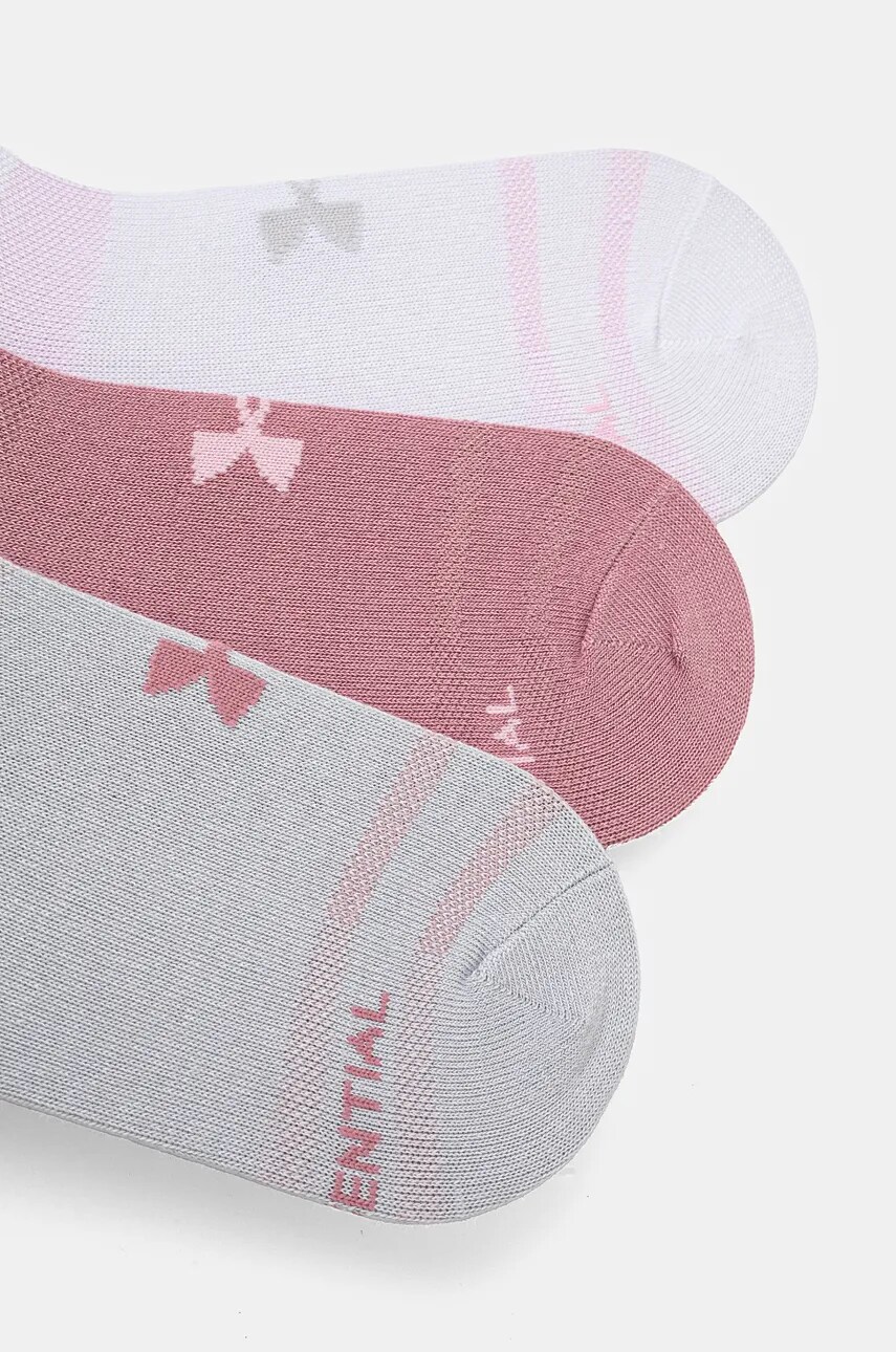 Шкарпетки Under Armour Essential 6-pack колір рожевий 1386239