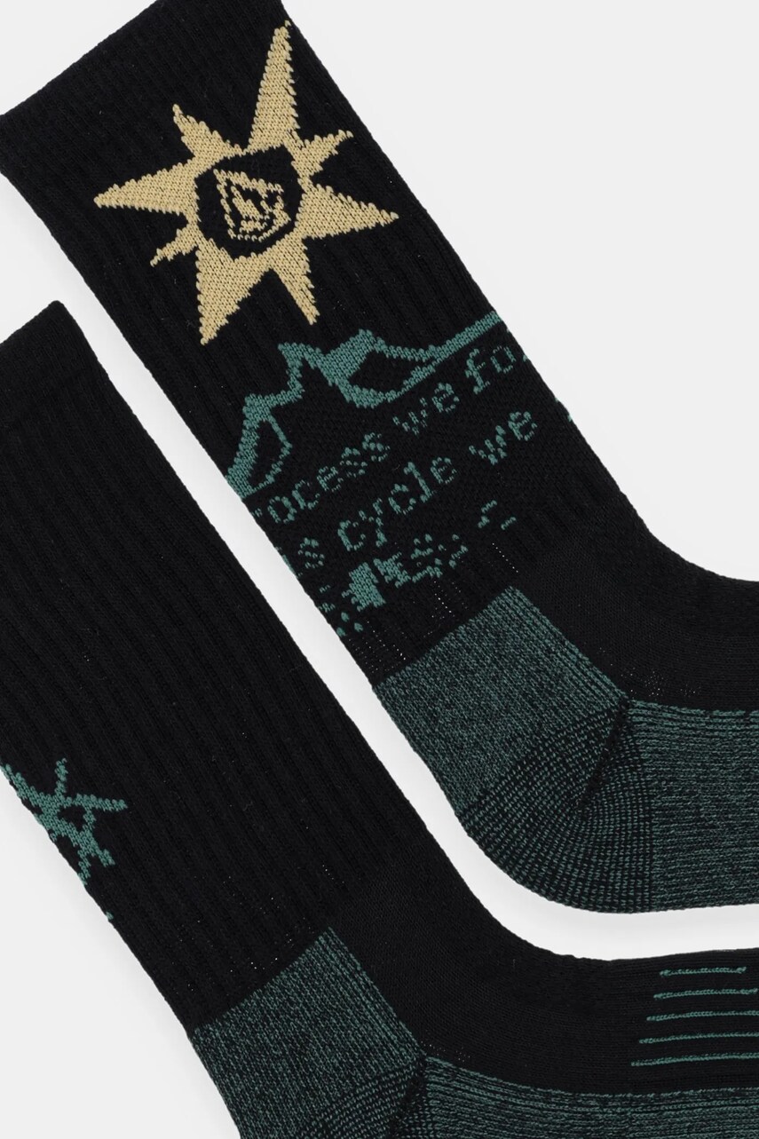 Шкарпетки Volcom колір чорний D6332401