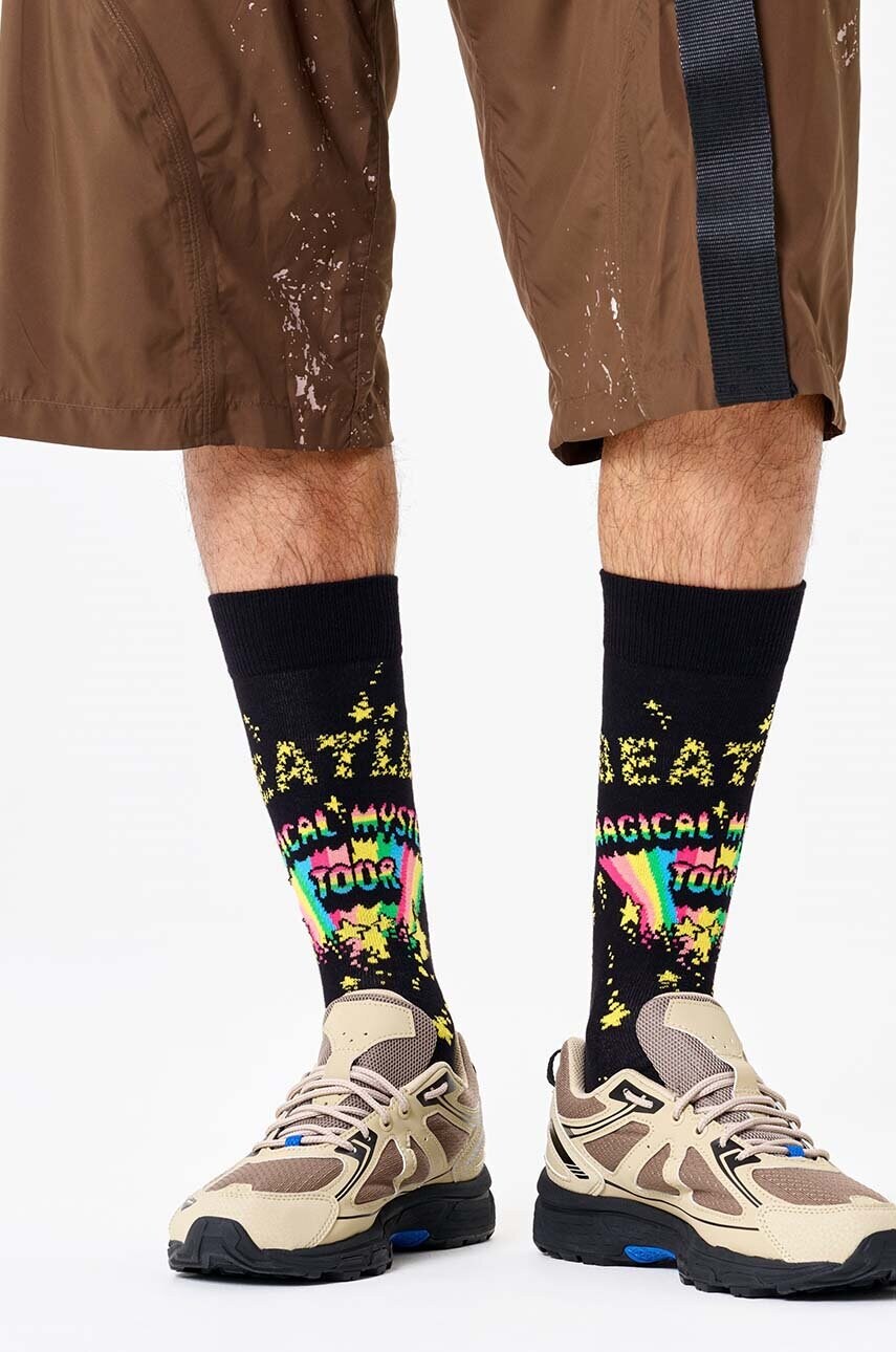 Шкарпетки Happy Socks Beatles Magical Mystery Tour колір чорний BEA01-9301