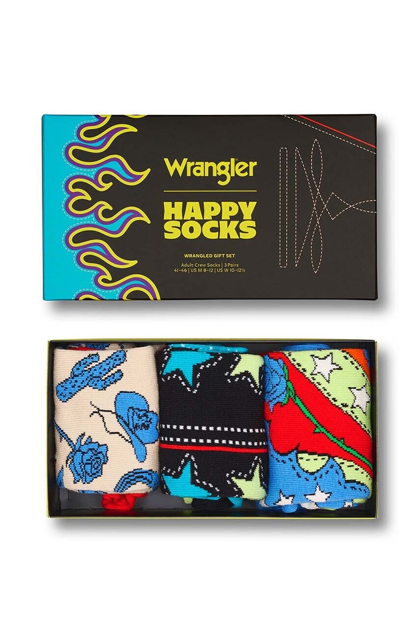 Шкарпетки Happy Socks Wrangler 3-Pack Wrangled Gift 3-pack P002273