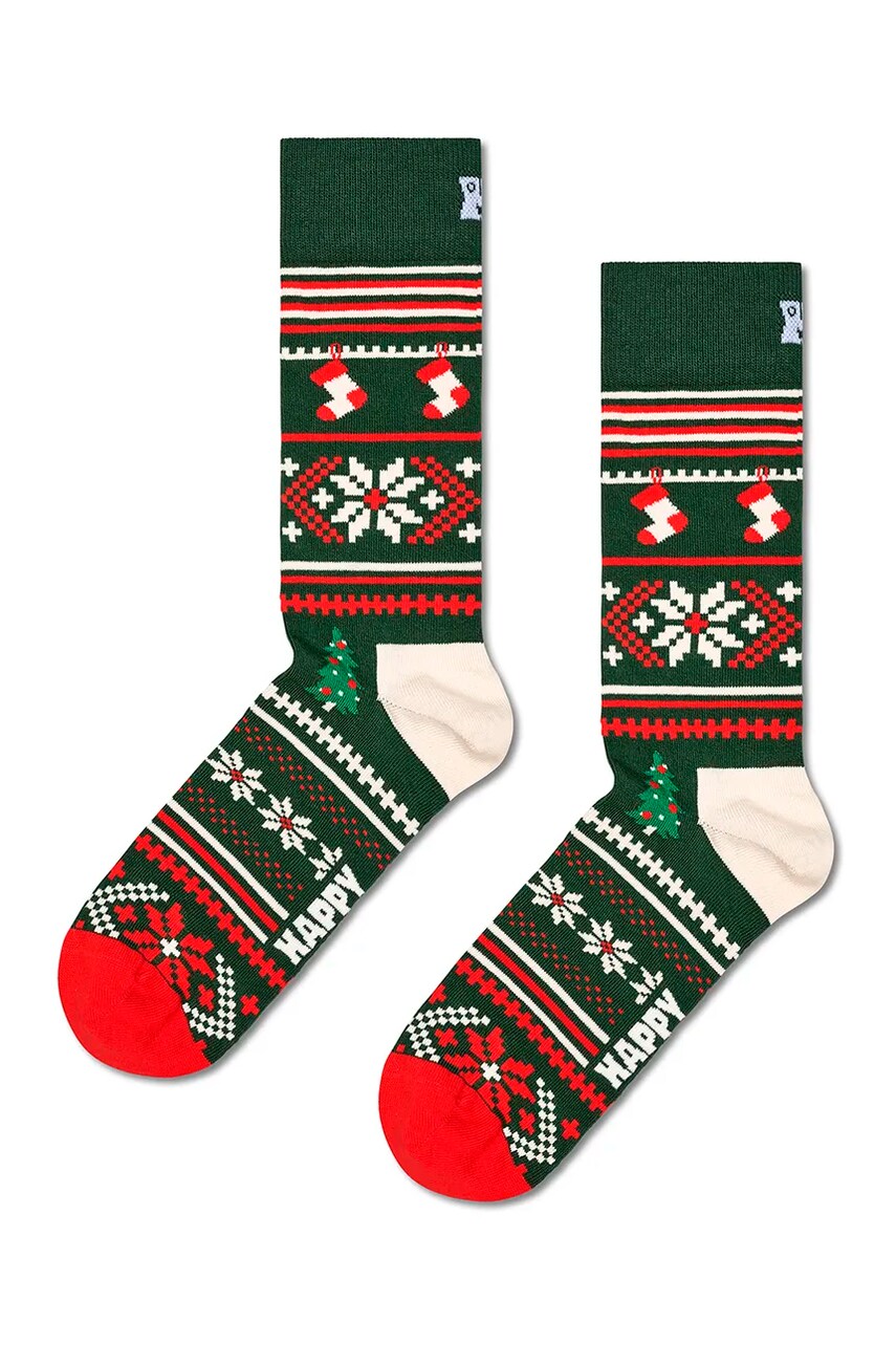 Шкарпетки Happy Socks GIFTBOX колір зелений P001733