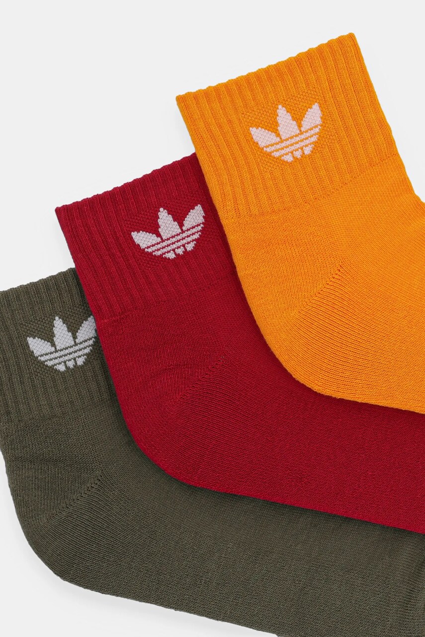 Шкарпетки adidas Originals 3-pack колір помаранчевий IX5240