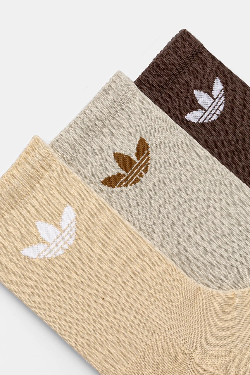 Шкарпетки adidas Originals 6-pack колір бежевий IX5274
