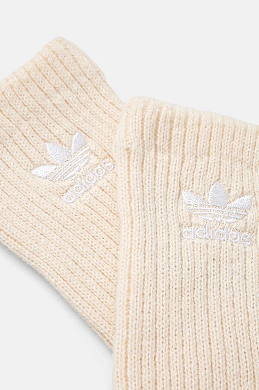 Гетри adidas Originals колір бежевий IY4643