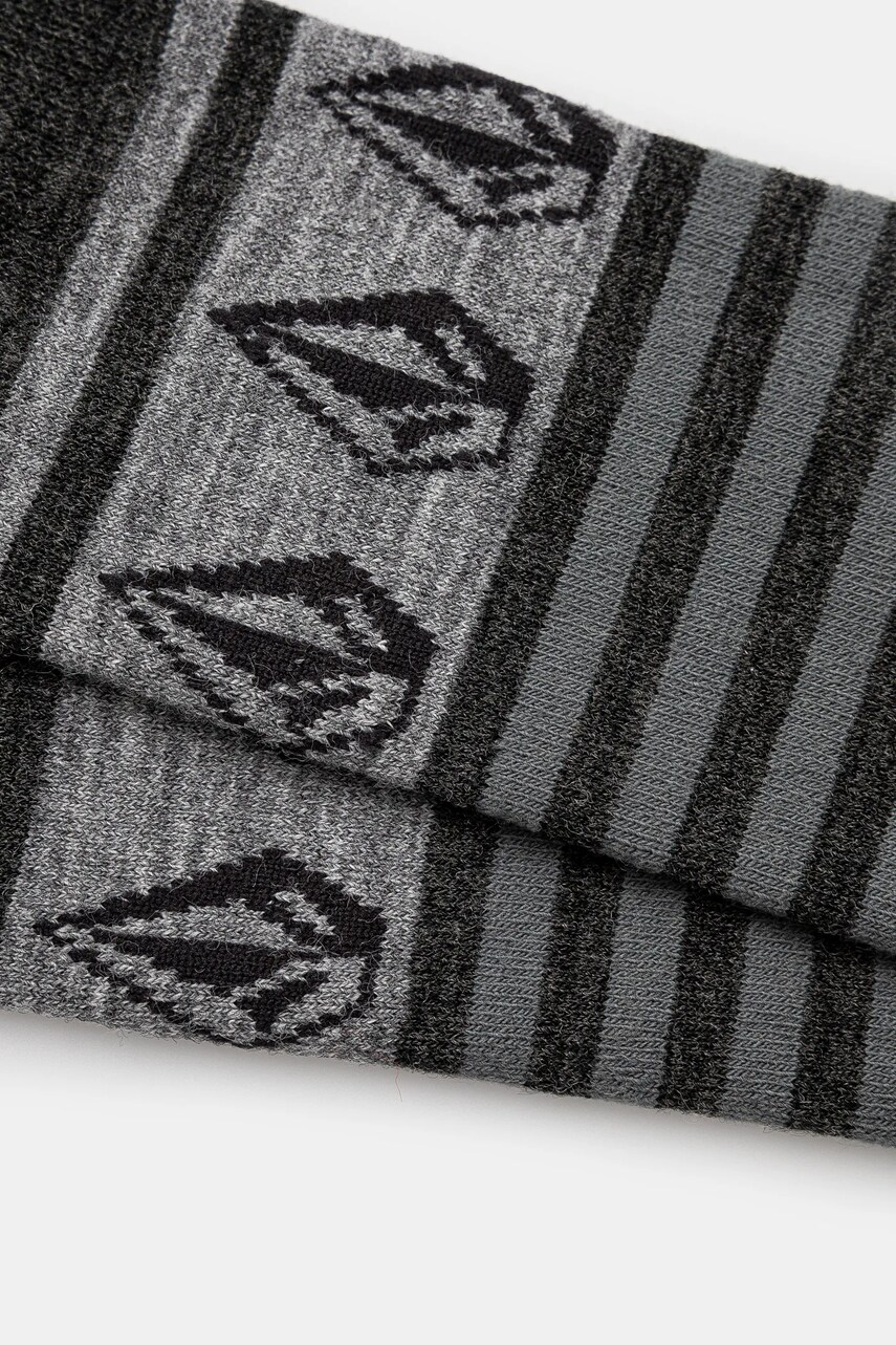 Шкарпетки з домішкою вовни Volcom колір сірий K6352501