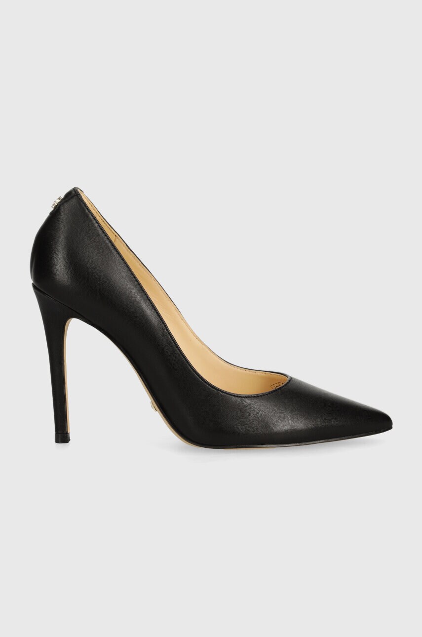 Шкіряні туфлі Guess GABBEN колір чорний FLTGAB LEA08