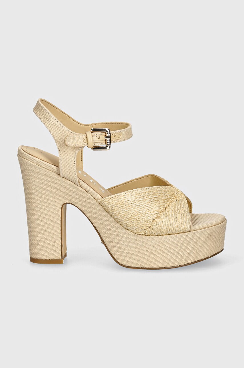 Сандалі Guess STARLA колір бежевий FLTSTA ELE03