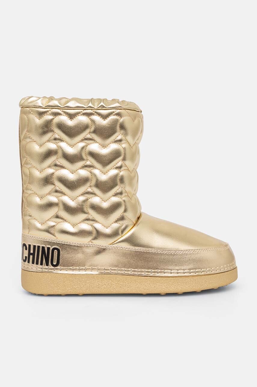 Зимові чоботи Love Moschino колір золотий JA24082G1LISF900