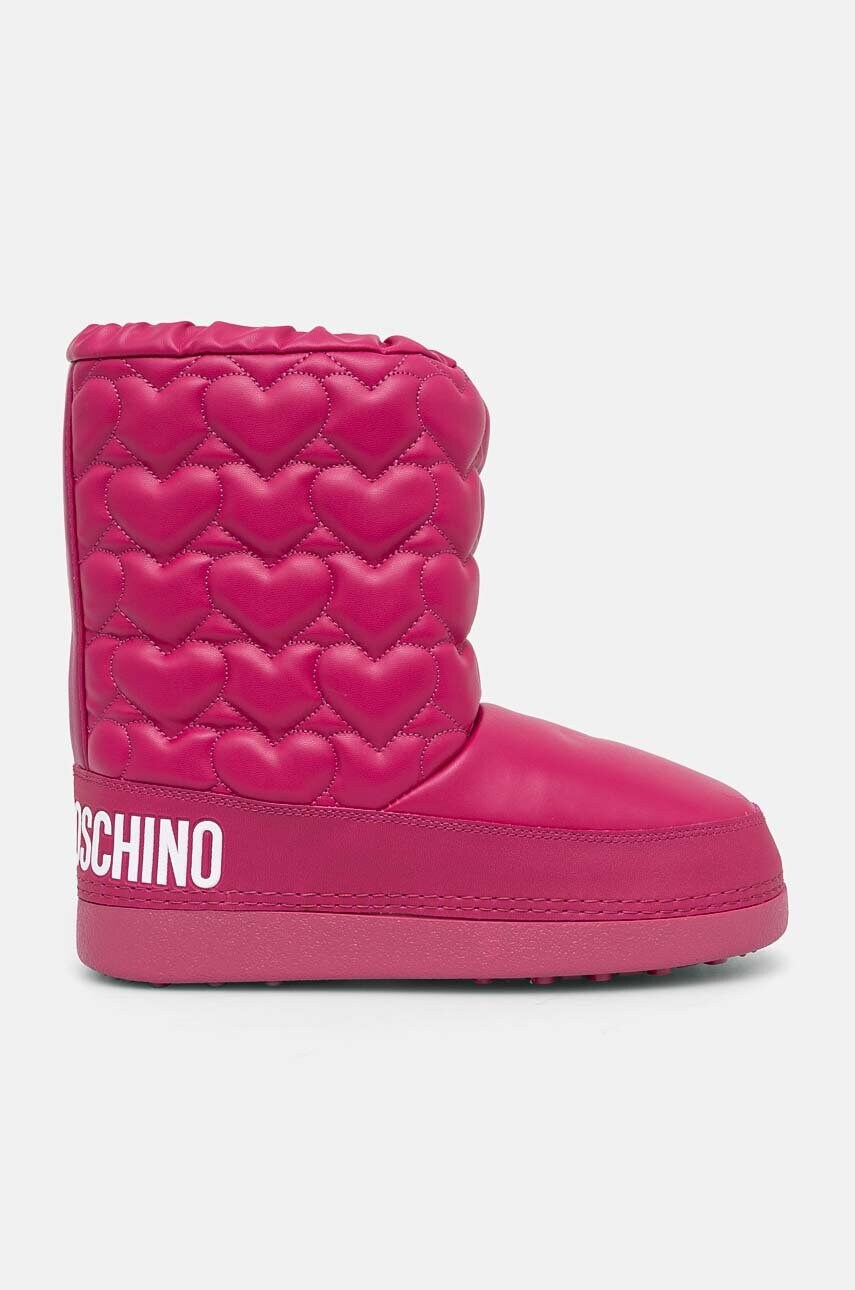 Зимові чоботи Love Moschino колір рожевий JA24082G1LISE626