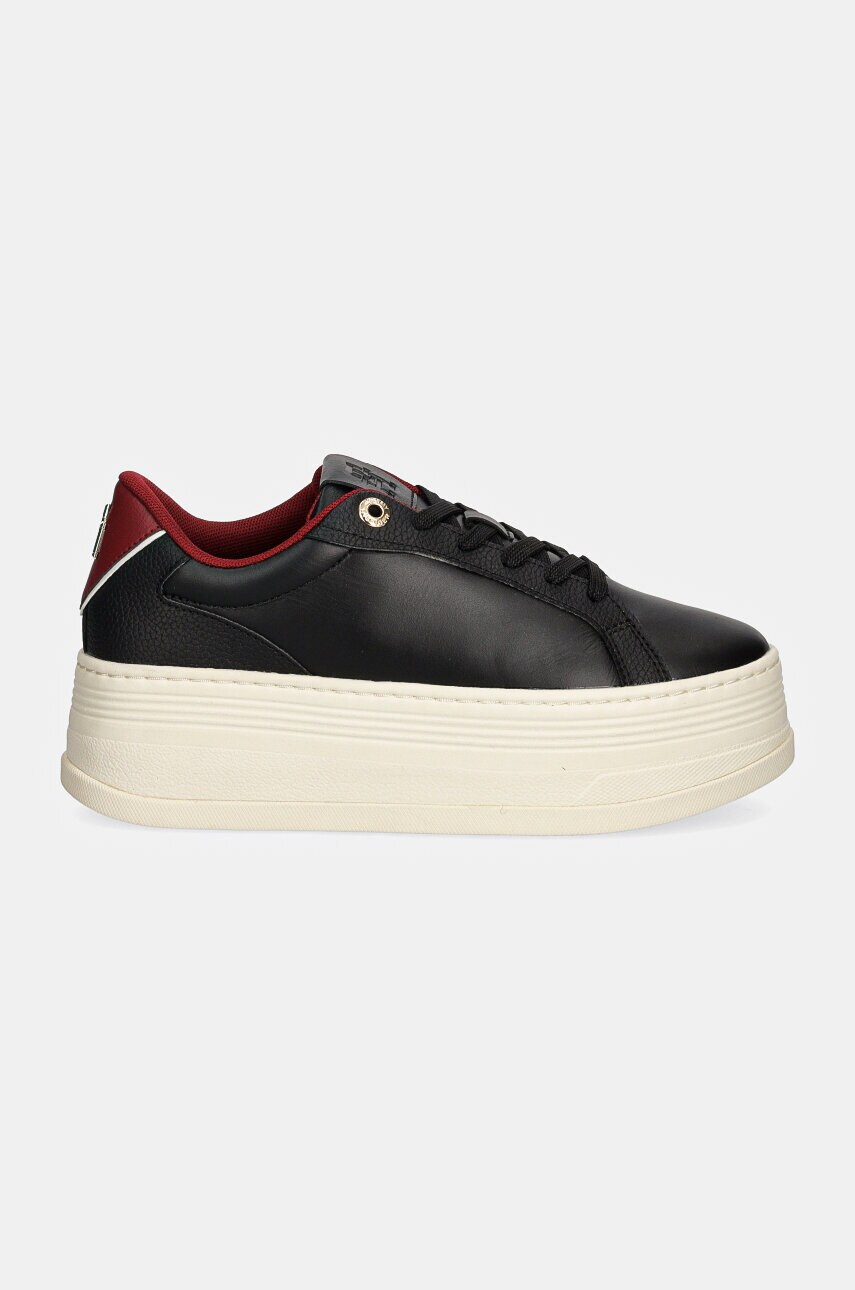 Кросівки Tommy Hilfiger TH PLATFORM SNEAKER TRIANGLE колір чорний FW0FW08115