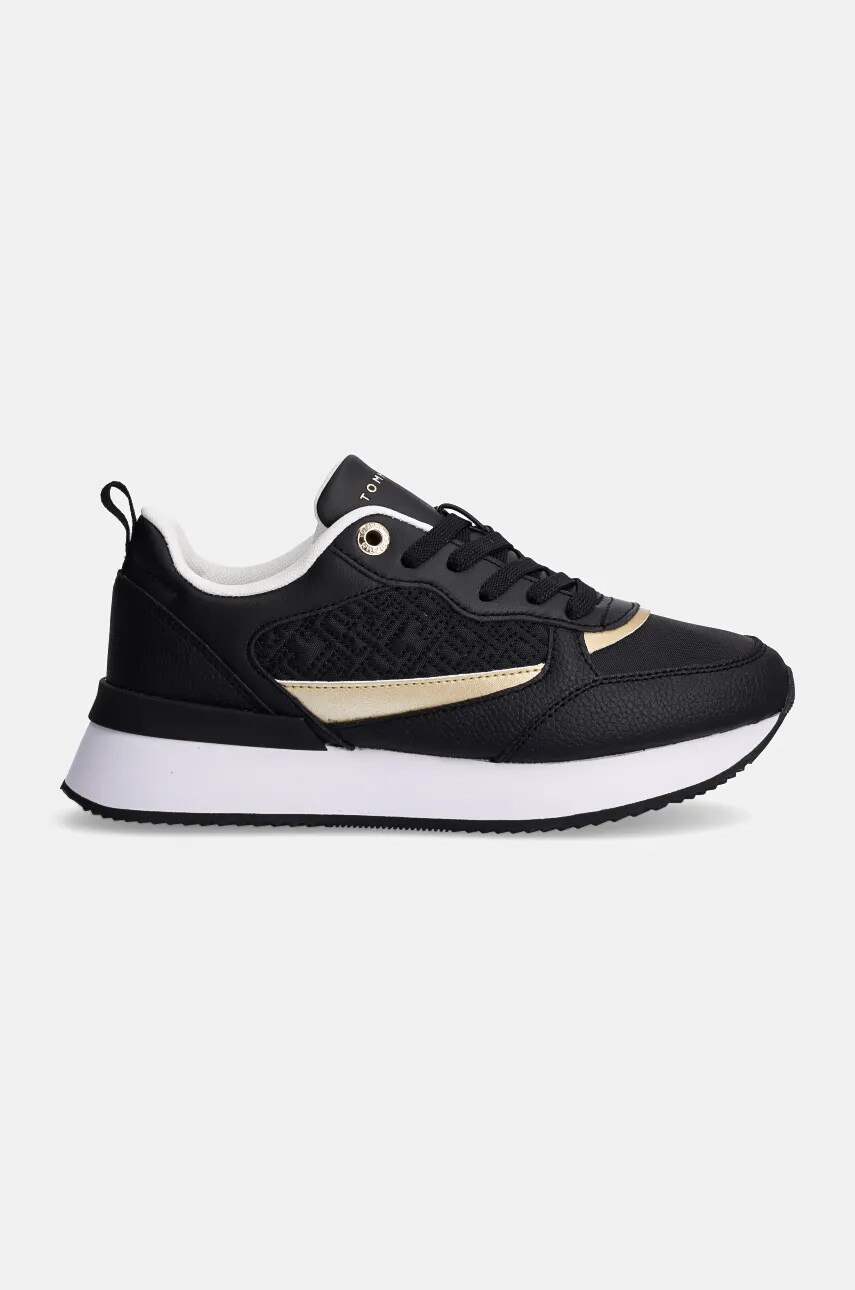 Кросівки Tommy Hilfiger MONOGRAM RUNNER колір чорний FW0FW08248