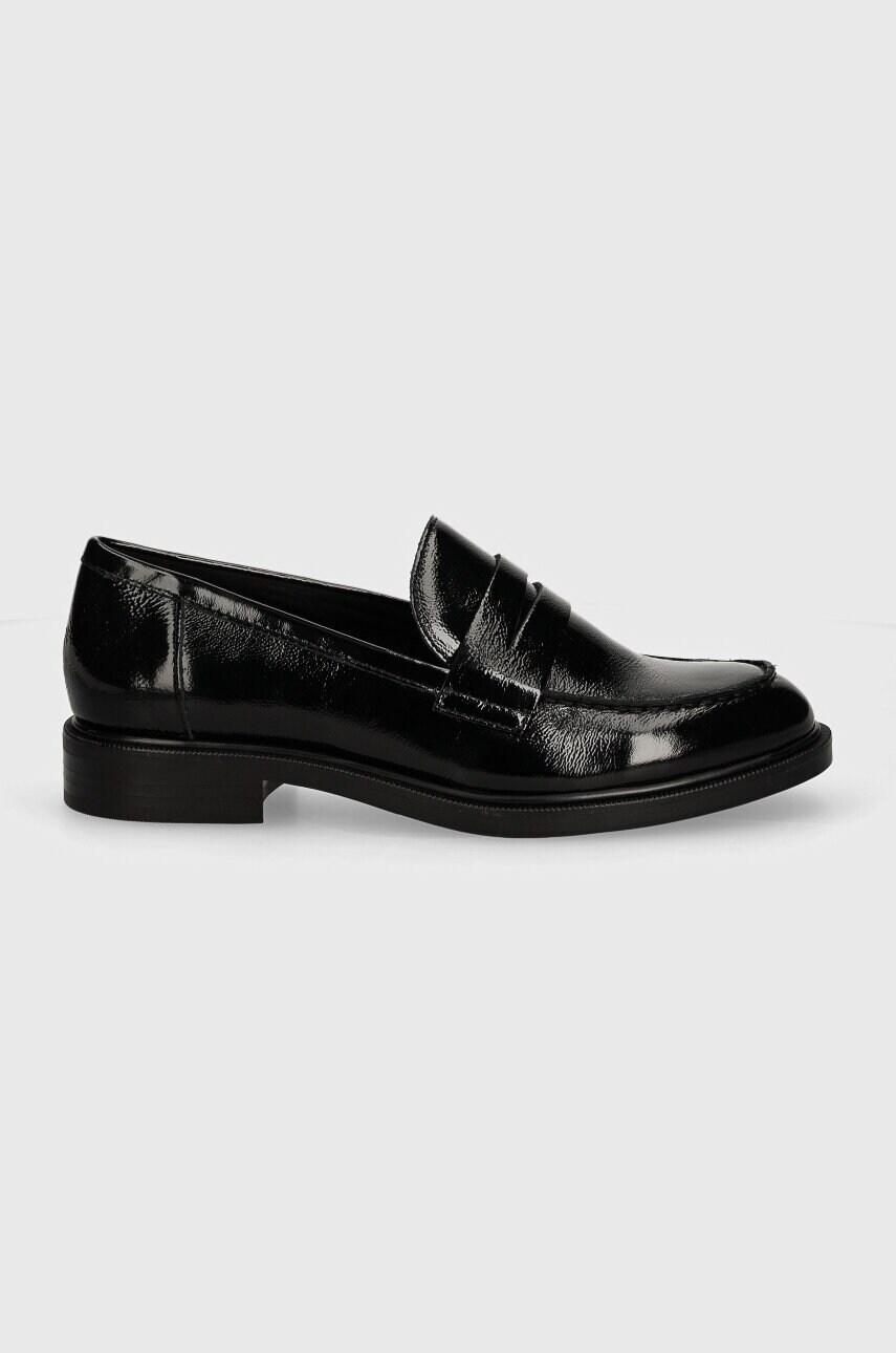 Шкіряні мокасини Vagabond Shoemakers AMINA жіночі колір чорний на плоскому ходу 5703-060-20