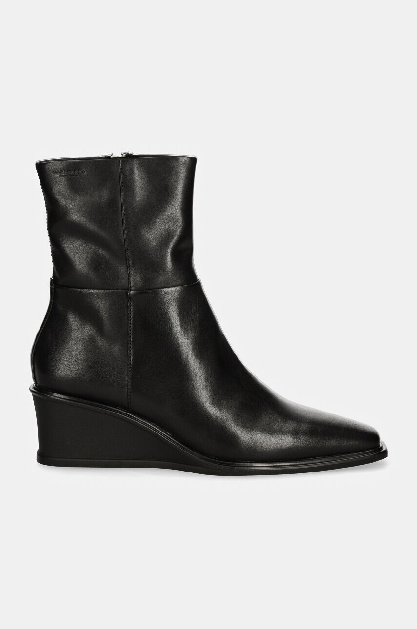 Шкіряні черевики Vagabond Shoemakers AINO жіночі колір чорний на танкетці 5829-001-20