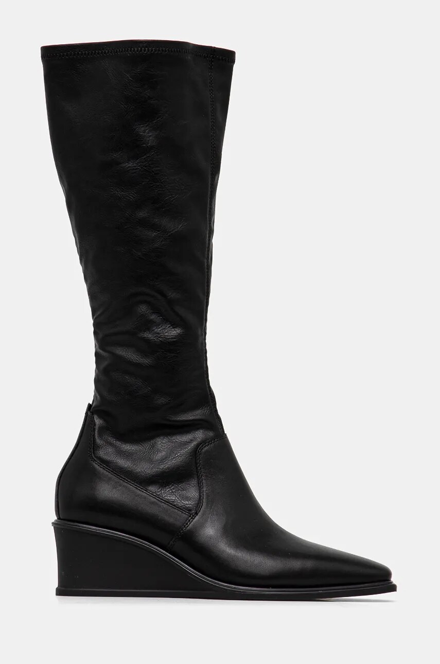 Чоботи Vagabond Shoemakers AINO жіночі колір чорний на танкетці 5829-102-20