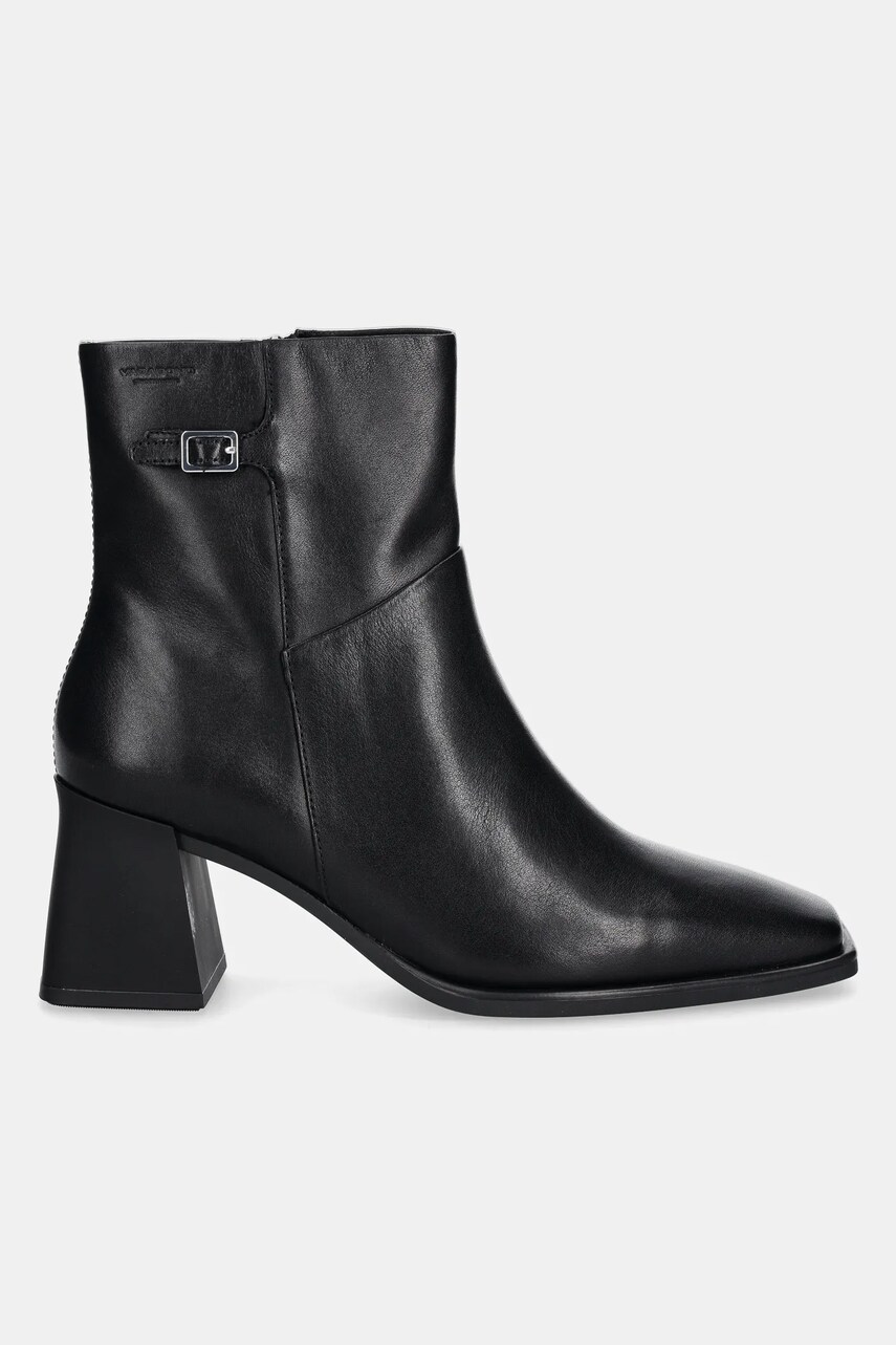 Шкіряні черевики Vagabond Shoemakers HEDDA жіночі колір чорний каблук блок 5802-001-20