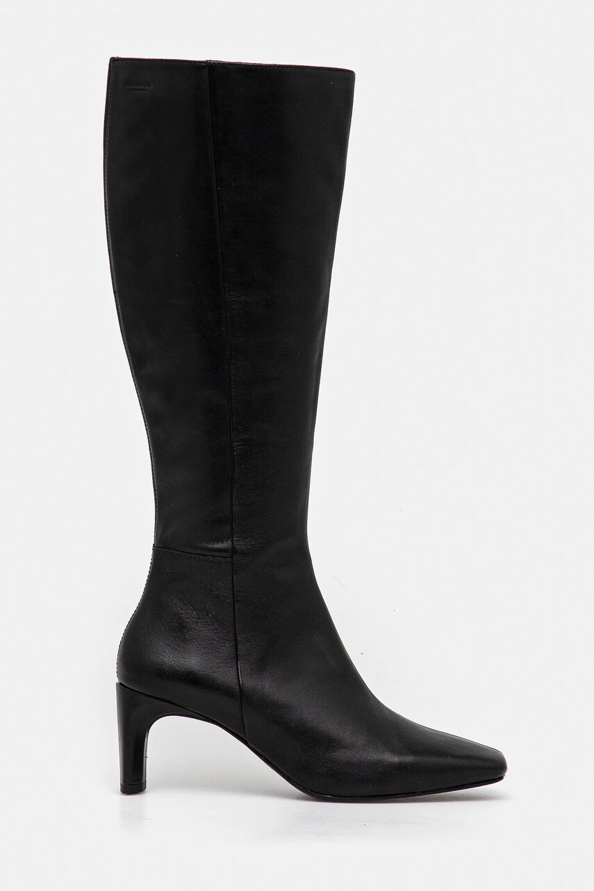 Шкіряні чоботи Vagabond Shoemakers VENDELA жіночі колір чорний каблук блок 5823-101-20