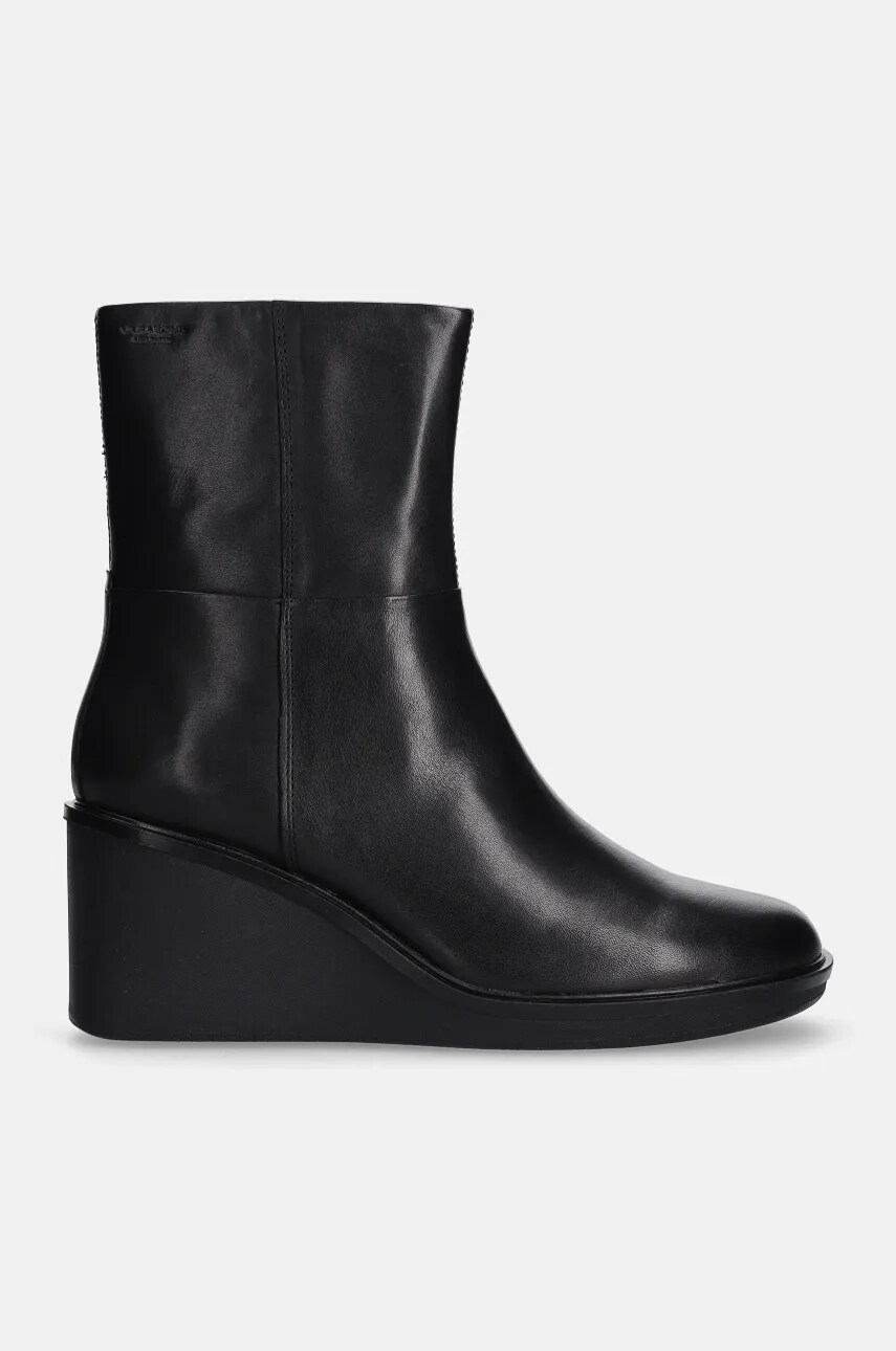 Шкіряні черевики Vagabond Shoemakers DEENA жіночі колір чорний на танкетці 5832-101-20