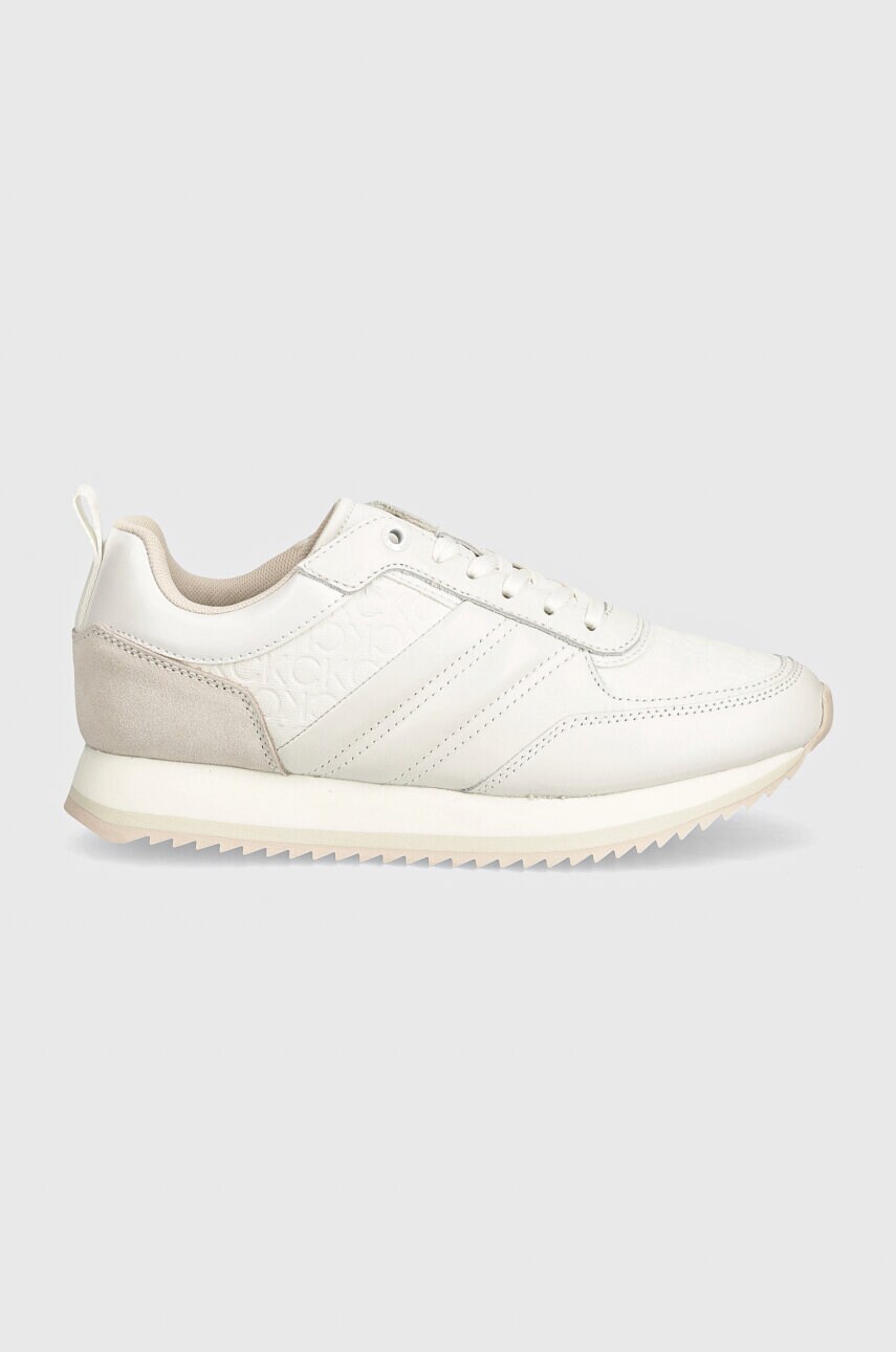 Кросівки Calvin Klein RUNNER LACE UP SAFF MONO колір білий HW0HW02102