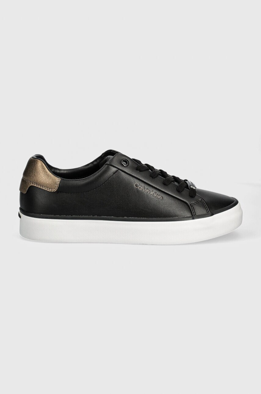Кросівки Calvin Klein VULC LACE UP SAFF FOX W/MET BT колір чорний HW0HW02104