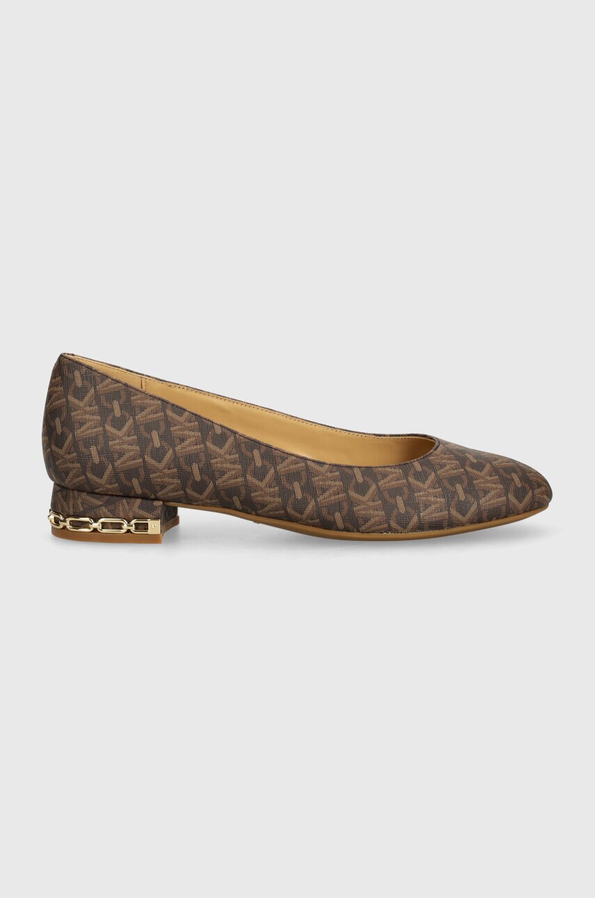 Балетки MICHAEL Michael Kors June колір коричневий  40T4JUFP1B 212