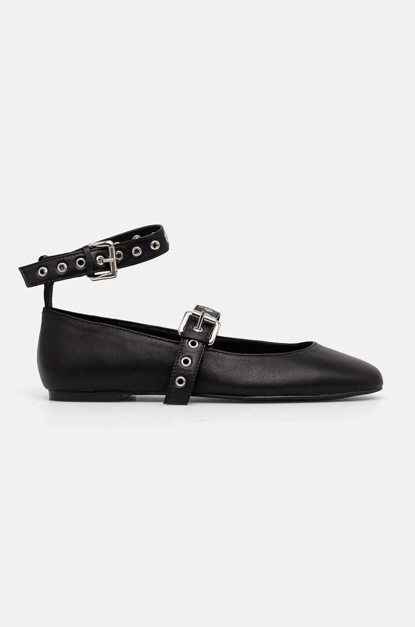 Шкіряні балетки Steve Madden Macbeth колір чорний  SM11003189