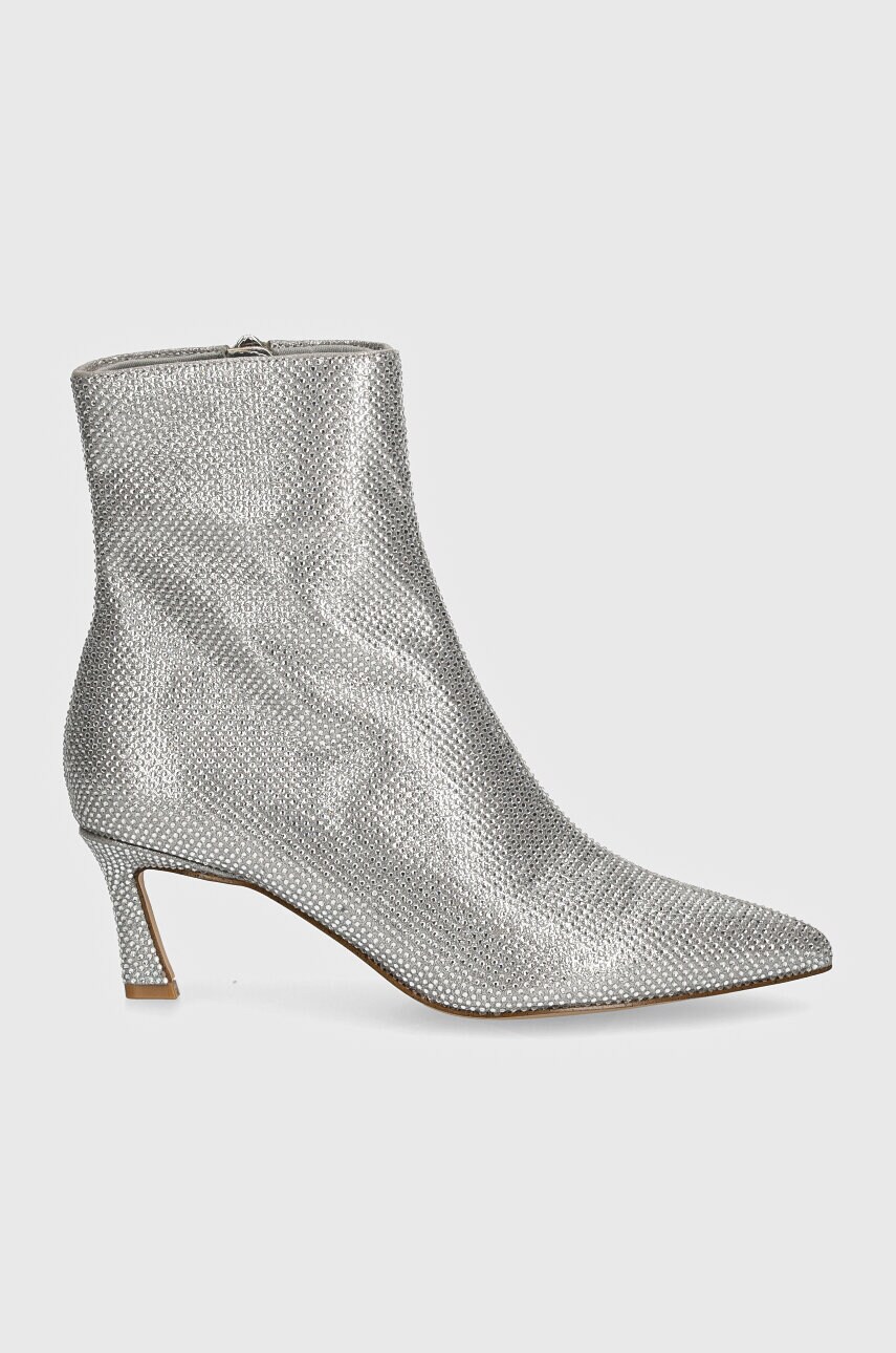 Черевики Steve Madden Lulah-R жіночі колір срібний на шпильці SM11003281
