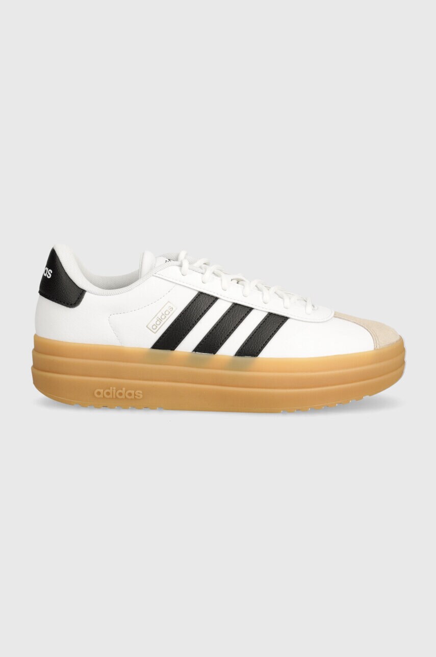 Шкіряні кросівки adidas Vl Court Bold колір білий IH3083